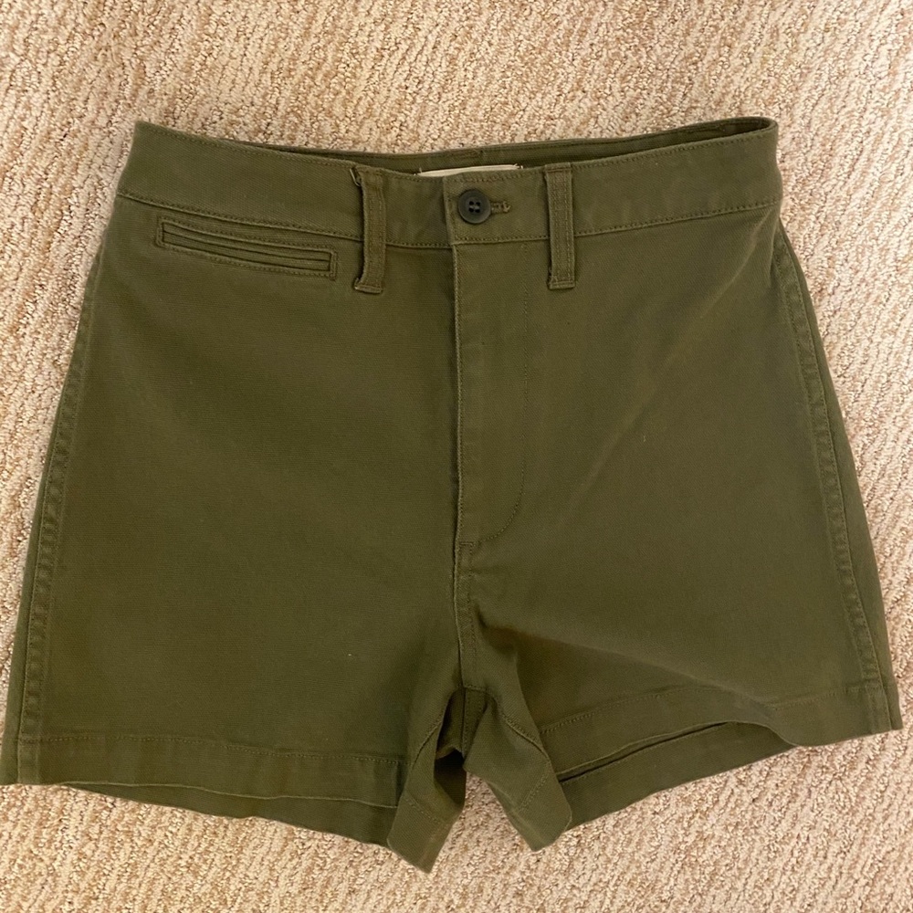Dark green Madewell shorts 2nd pair